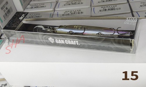 GAN CRAFT Rest Ayuja 108 14 g Slow Floating minnow #15 - Picture 2 of 3