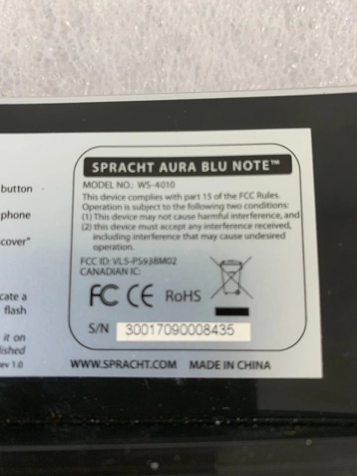 Spracht Aura Blu Note WS 4010 Portable Wireless Bluetooth Speaker System FRRE SH - Image 4 of 4