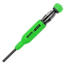 Megapro Hi Vis Original Multi Bit Screwdriver 15 in 1 High Visibility Green USA