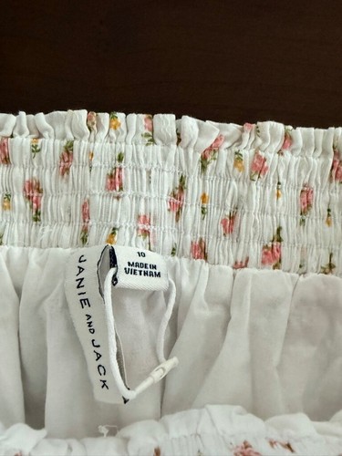 Janie & Jack Girls Size 10 Lined Skirt, Matching Shirt & White Shirt ~ Adorable - Picture 5 of 14