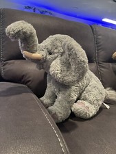 Gray Stuffed Elephant, 16 Tall FAO Schwarz