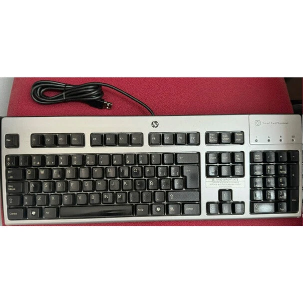 Teclado HP KUS0133 USB en español (ñ) Usado **Sin embalaje original** - Imagen 2 de 4