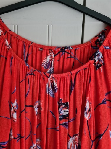 ๐Womens Orange Blouse 16๐ - Picture 3 of 7