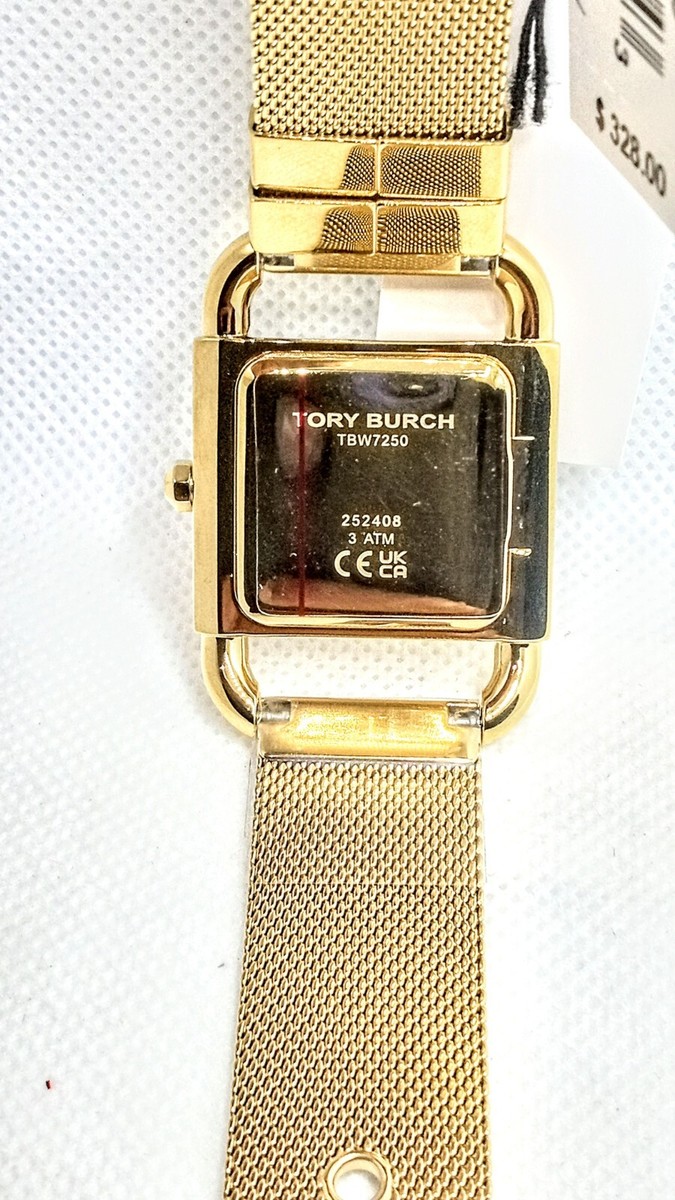 Tory Burch Women's Watch TBW7250 Cream Dial Gold Quartz Mesh Tory Burch Women's Watch TBW7250 Cream Dial Gold Quartz Mesh