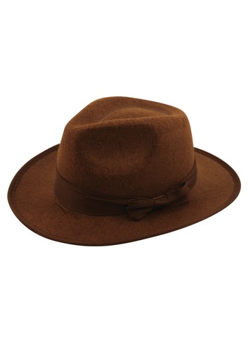 Child Brown Explorer Fedora Hat Cowboy 