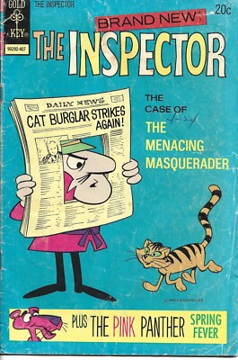 Brand New The Inspector Comic Book  Gold Key # 1 July 1974