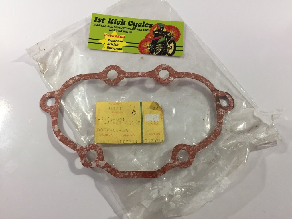 NOS KAWASAKI 11023-001 ROCKER CASE GASKET W1 SS TT 1966-69