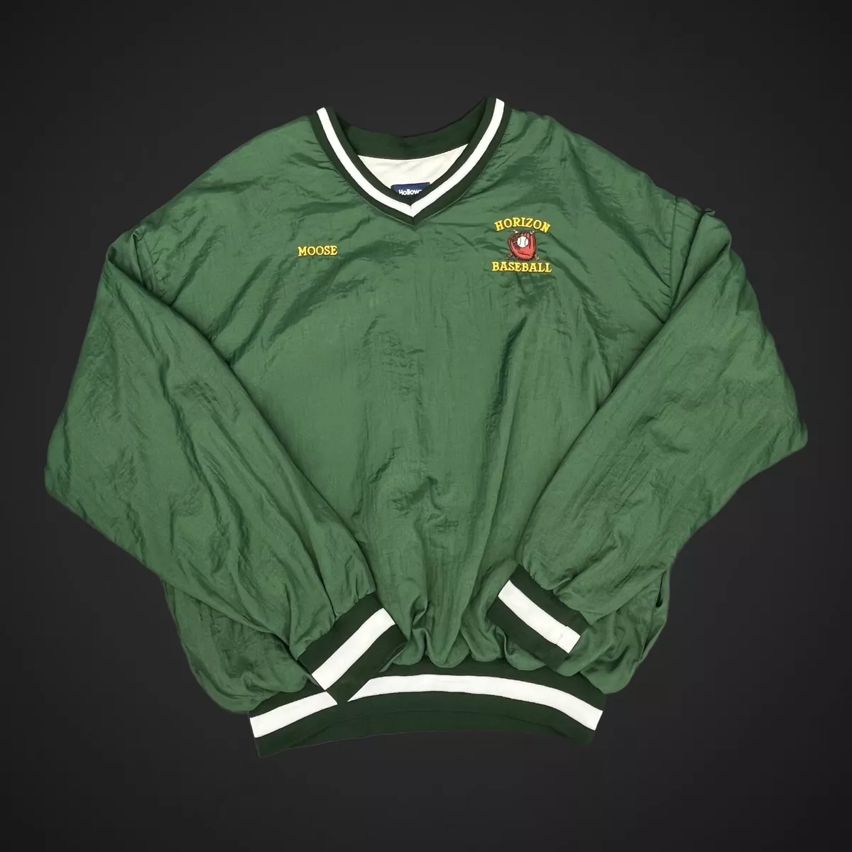 Baseball pullover jacket clearance