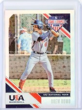 2020 Panini USA Stars & Stripes DREW ROMO Rockies Stars Platinum RC Rookie 4/10