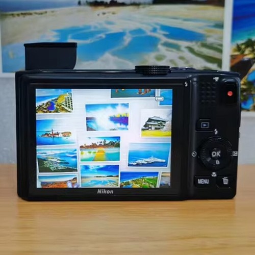 Nikon Coolpix S8200 16,1 MP 14x zoom ottico fotocamera digitale compatta Full HD nero - Foto 3 di 8