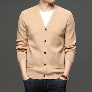 thin wool cardigan