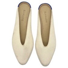 ROTHYS Almond Demi Flat Mule 8 Vanilla Bean C...