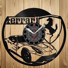 Vinyl Clock Ferrari Vinyl Record Wall Clock Decor Original Gift 6285 Vinyl Clock Ferrari Vinyl Record Wall Clock Decor Original Gift 6285
