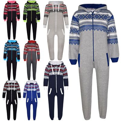 Tuta Bambini In Pile Tuta In Pile Per Bambini A2Z 4 Kids - Onesie Con Stampa Fiocco Di Neve Azteca, Morbida E Calda Tuta Bambini Invernale Pile
