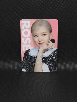 2023 Oreo X Blackpink Rose Photocard #04 K-Pop