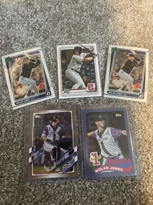 NOLAN JONES Rookie Card Topps Pro Debut GOLD /50 Update 1st Blue Optic Rated 