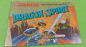 Dragon Spirit: The New Legend (NES, 1990) Manual , Foam, Sleeve . Tested!!!