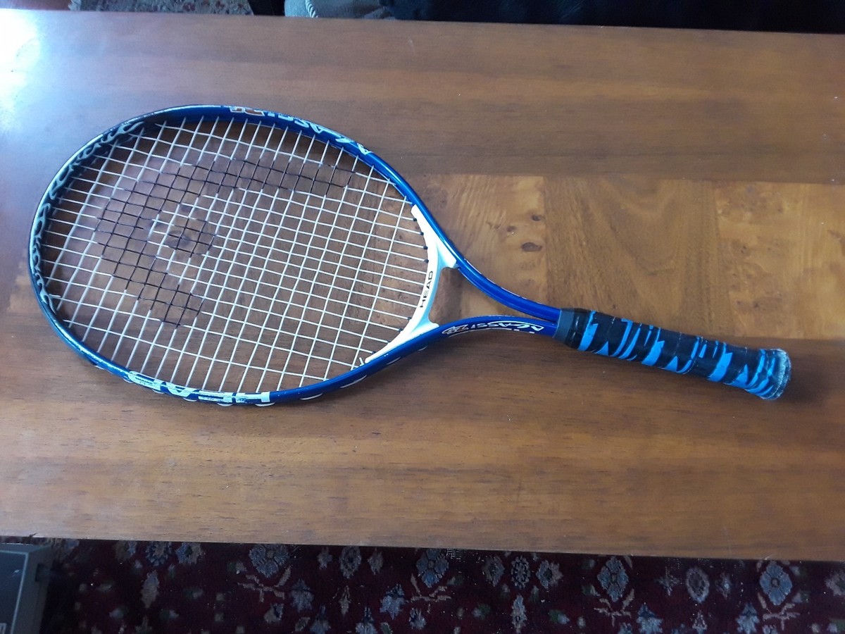 Raquette De Tennis Head Agassi 25 Bleu Jaune Grip 3 7/8 (3 3/4)