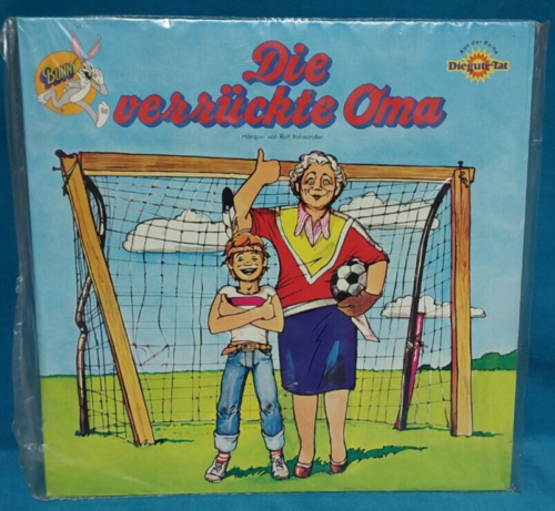 Hörspiel LP - Die verrückte Oma. Auf Bunny, BUN 28 522. Neu in Folie. - Bild 1 von 2