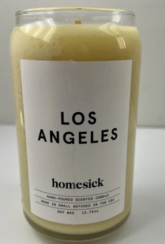 Homesick Scented Candle in Los Angeles - Orange Bergamot Rose 13.75 oz NEW