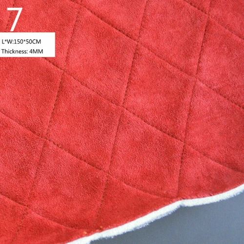 Thick Faux Suede Fabric Foam Backing Quilted Car Roof Upholstery Material Crafts - Picture 18 of 32
