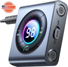 Adaptador Bluetooth 5.4 para coche 2024 micr fonos duales cancelaci n de ruido