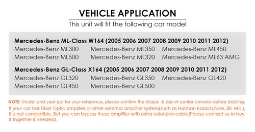 Für Mercedes Benz W164 GL320 ML350 X164 Autoradio Android 32GB GPS Nav WIFI +KAM - Bild 3 von 24