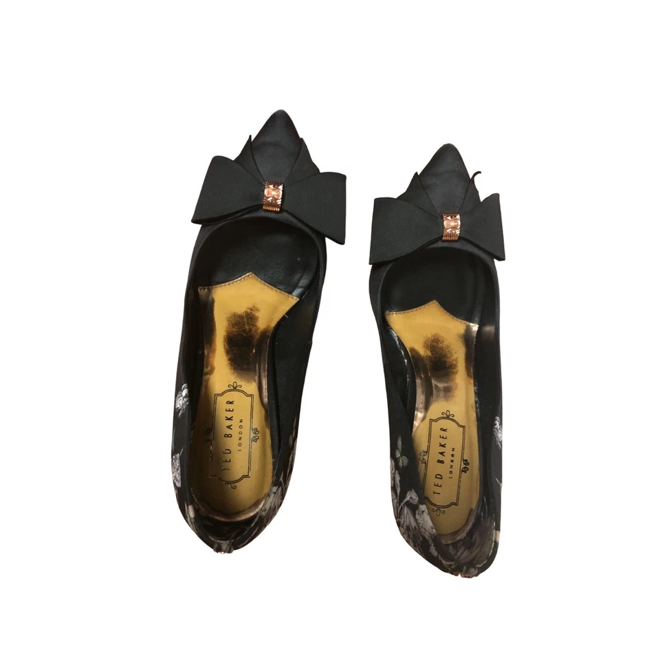 Женские туфли-лодочки Ted Baker London черные размер 37,5 бывшие в употреблении - Изображение 2 из 4