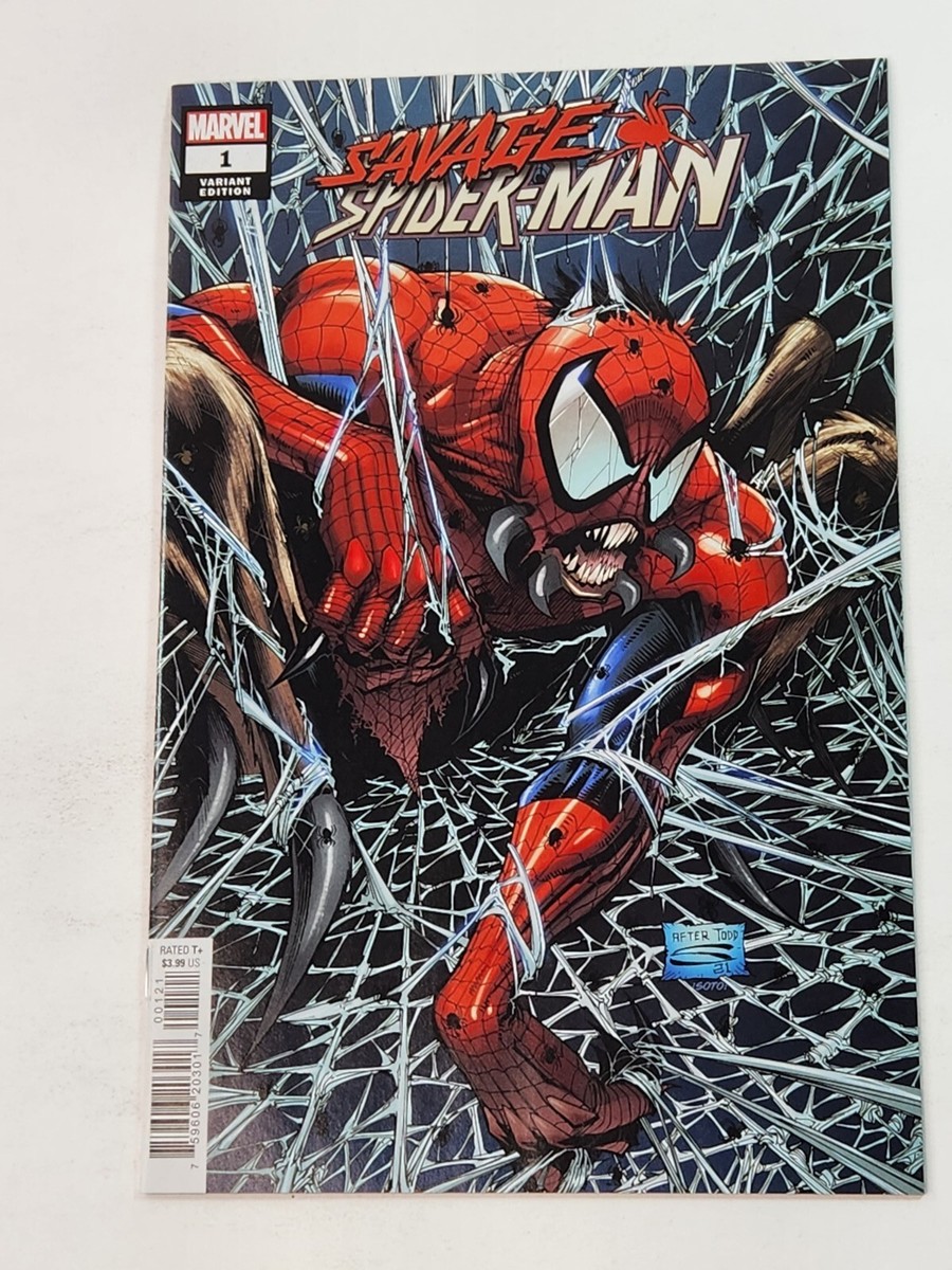 Savage Spider-Man 1 Gerardo Sandoval Todd McFarlane Homage 2022 VF