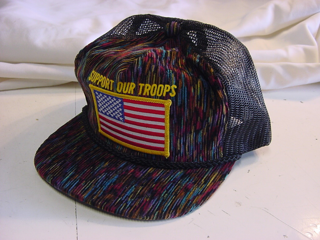 SUPPORT OUR TROOPS HAT - ADJUSTABLE OSFA - image 1