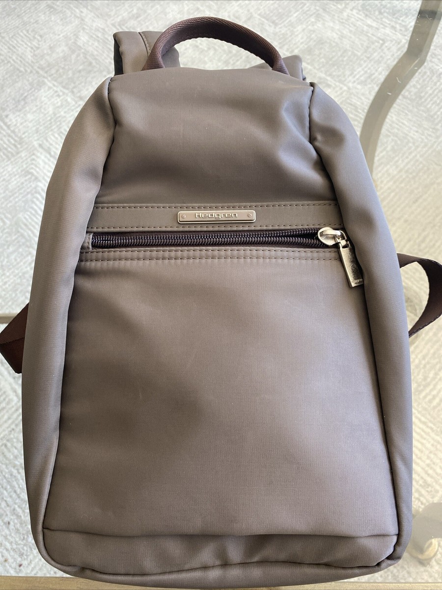Hedgren Silver and Tan Women\'s Backpack.  Very good condition Hedgren Inner City Vogue Backpack - Urban Finn main image 4
