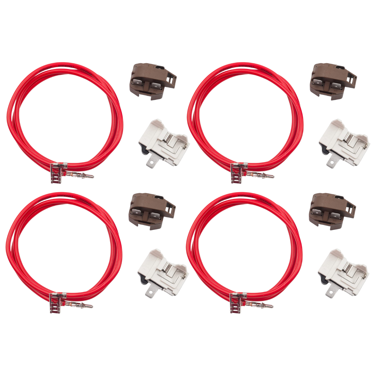 4387535 Refrigerator Compressor Relay and Overload For Whirlpool Kenmore 4-PACK