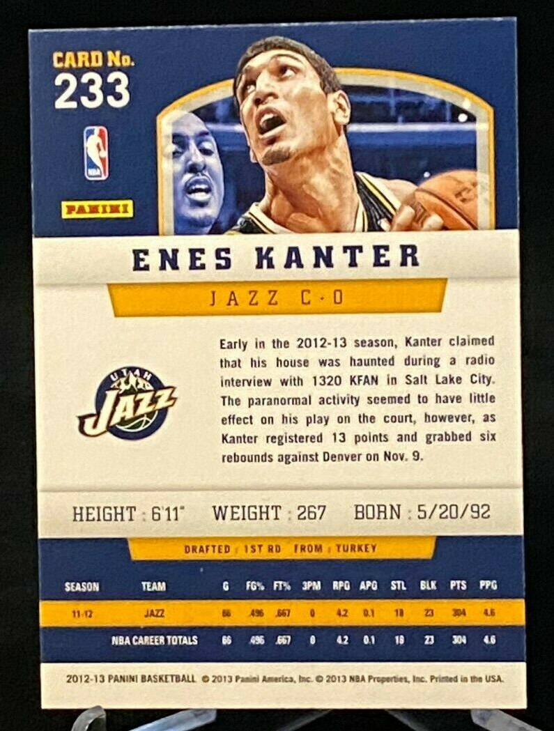 99枚限定 Patch Auto Panini Enes Kanter NBA 99枚限定 Patch Auto Panini Enes Kanter NBA 99枚限定 Patch Auto