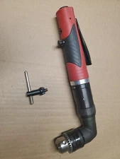 Sioux Right Angle Drill 1/2” Reversible Pneumatic Air Tool Jacob's Chuck SNAP-ON