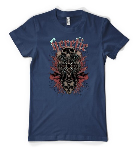 Heretic Religion Cross Religious Opinion Personalised Unisex Adult T Shirt - Picture 17 of 20