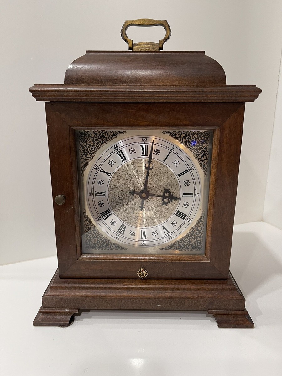 VTG Hamilton Wheatland II Quartz Chime Mantel Clock USS STEEL 40 