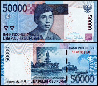 Indonesia 50000 Rupiah, 2016, P-152g.1, UNC | eBay