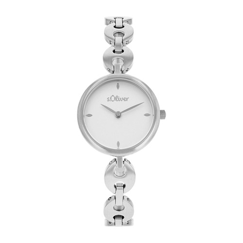S.Oliver Jewels Damen-Charmsarmband Aus Edelstahl – 16 Cm, Mit Kristallperlen, Dehnbar