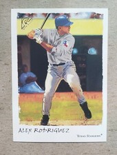 2002 Topps Gallery Variation Alex Rodriguez #20 Texas Rangers - Grey Jersey SP