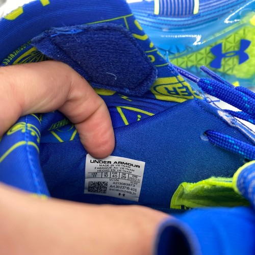 Scarpe da calcio Under Armour UA Highlight MC 3023716-405 blu taglia 11 da uomo - Foto 6 di 6