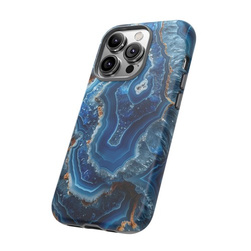 Blue Fluorite Geode Crystal Phone Case for iPhone, Samsung Galaxy, Pixel - 第 74/240 張圖片