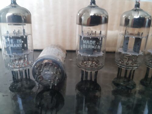 Siemens & Halske ECC81 1960er Nos Neu im Karton 12AT7 E81CC NEU! Set 2 Stck. + - Bild 3 von 3