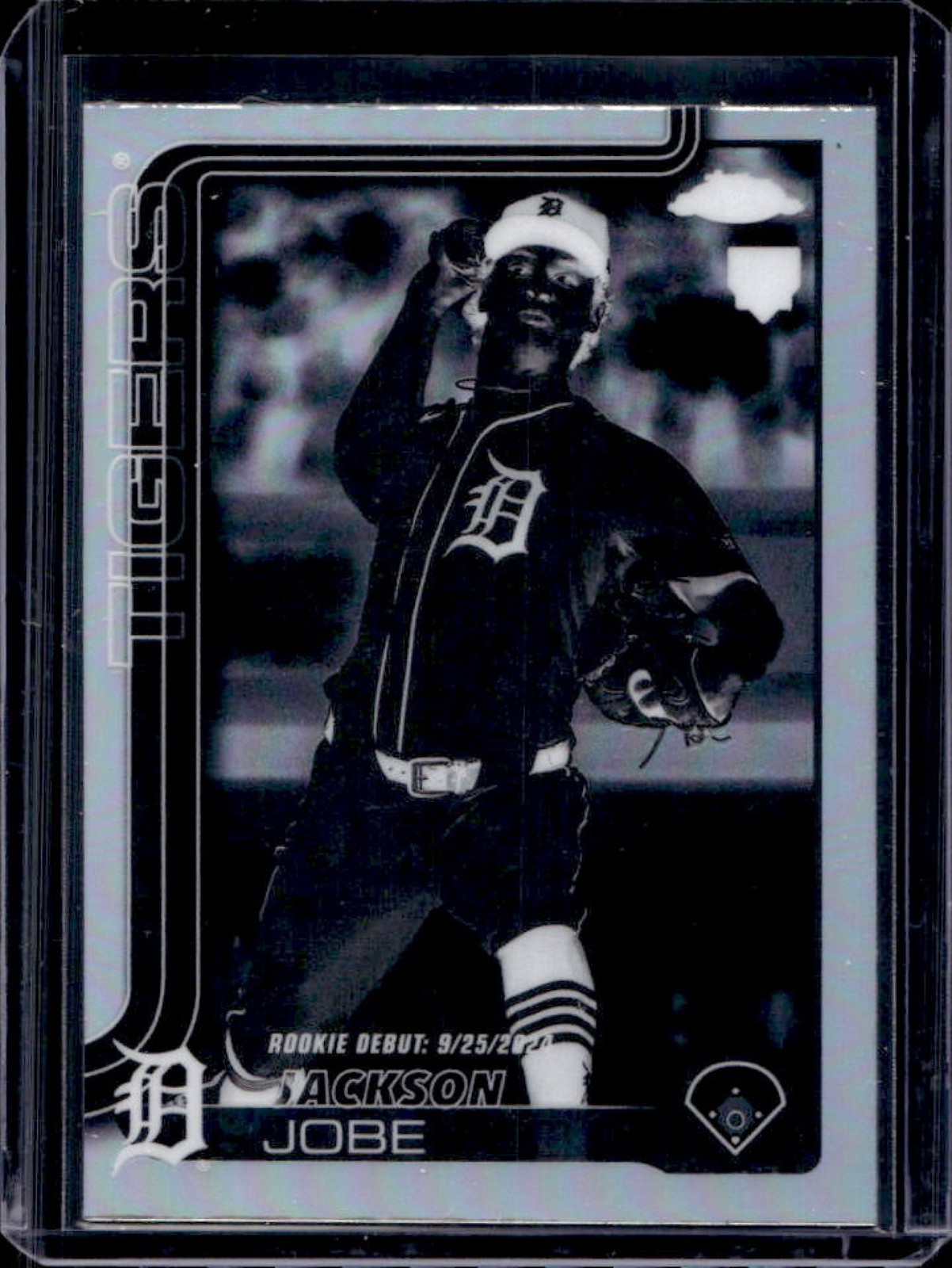 2025 Topps Chrome Update Jackson Jobe Negative Refractor Rookie RC #USC48 Tigers