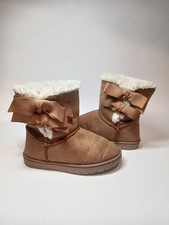 Toddler Girls Tan Winter Boots By Sugar. Size 8