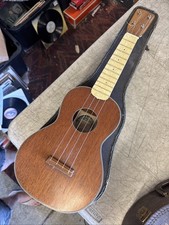 1920s Supertone Soprano Ukulele Mahogany w/ Binder - Deluxe model w/ T/D Case