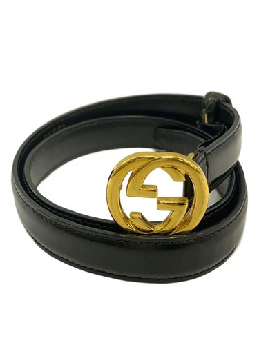 GUCCI Women's Leather Belt, Black, Solid Color, 652603610460980