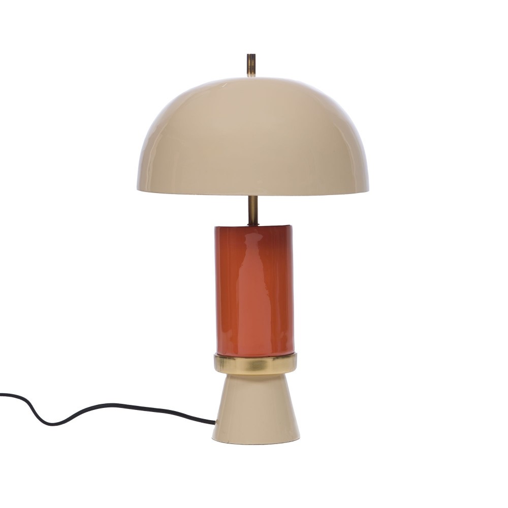 Lampe Vintage crème en métal 51 cm 30.00x30.00 cm