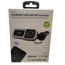 New Scosche BTFREQ Bluetooth FM Transmitter Hands Free Car Kit With Remote