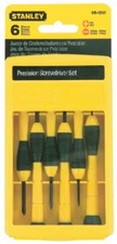 Stanley Multi-Bit Mini Screwdriver Assorted in. 6 pc