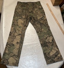 vtg LL Bean USA MADE Realtree camo pants GORETEX NYLON men 35x32 34x31 rain hunt
